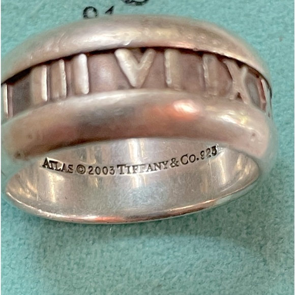****SOLD***Tiffany & Co ATLAS Silver Ring Size 7 No Longer Available******* - Picture 1 of 5